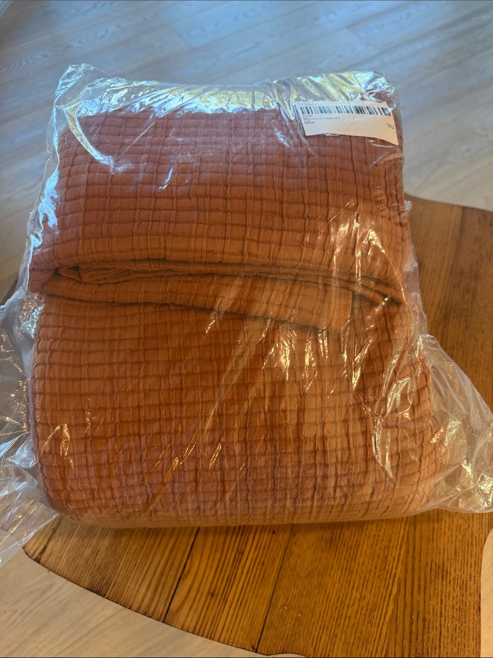 NWOT Quince Organic Ribbed Cotton Coverlet Set | King | Terracotta | $154 Retail